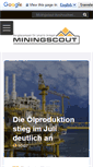 Mobile Screenshot of miningscout.de